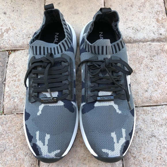 nautica womens camo sneakers